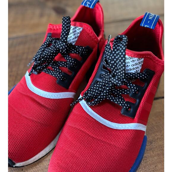 Adidas NMD R1 Transmission Pack Active Red Black Athletic Sneakers Mens Size 9 - Picture 6 of 11
